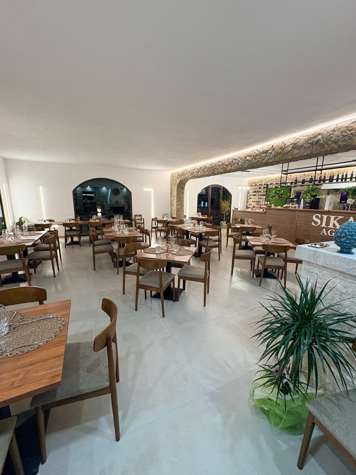 Sala interna Ristorante Sikania